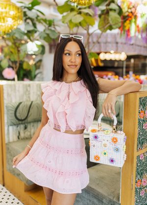 Sweet Peony Skirt - Pink