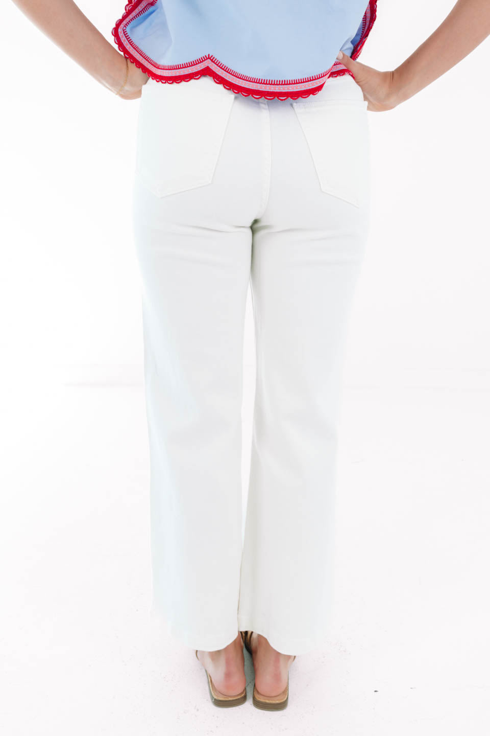 Classic And Clean Jeans - Off White - Image 4